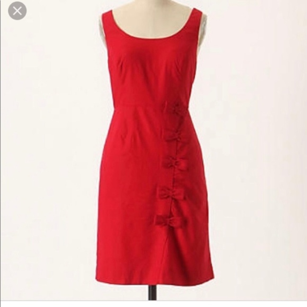 Anthro Moulinette Soeurs Cascading Bow Dress 0 XS